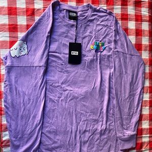 BT21 Jelly Candy Long-Sleeve Athletic Jersey NWT Small